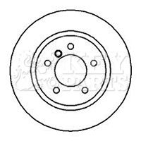 KEY PARTS Bremžu diski KBD4127